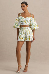 Pixel | Lemon Floral Print Shorts
